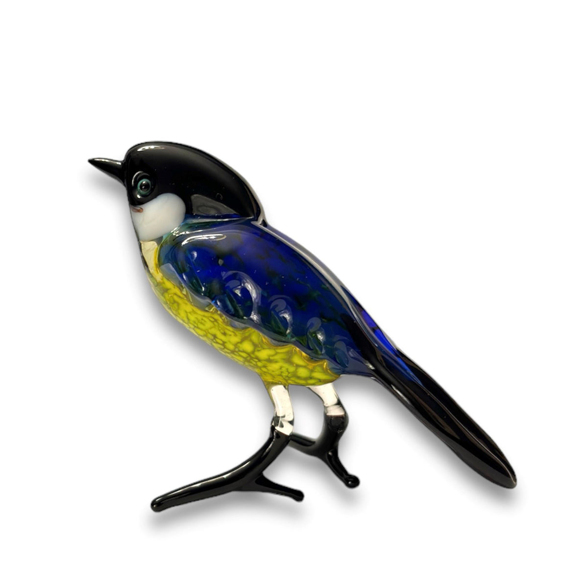 Art Glass Bird - Chickadee