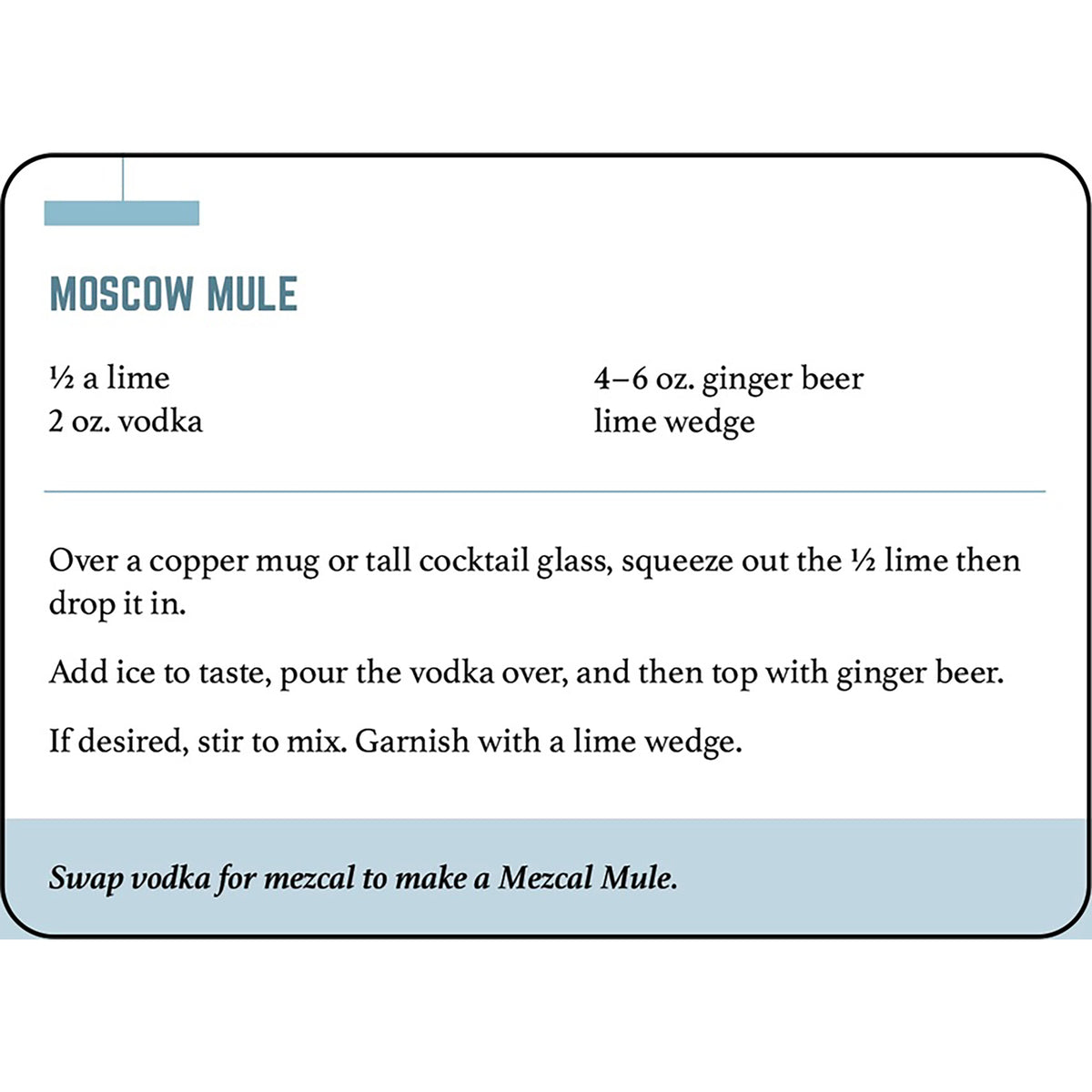 Art of Mixology Cocktail Recipes Cards