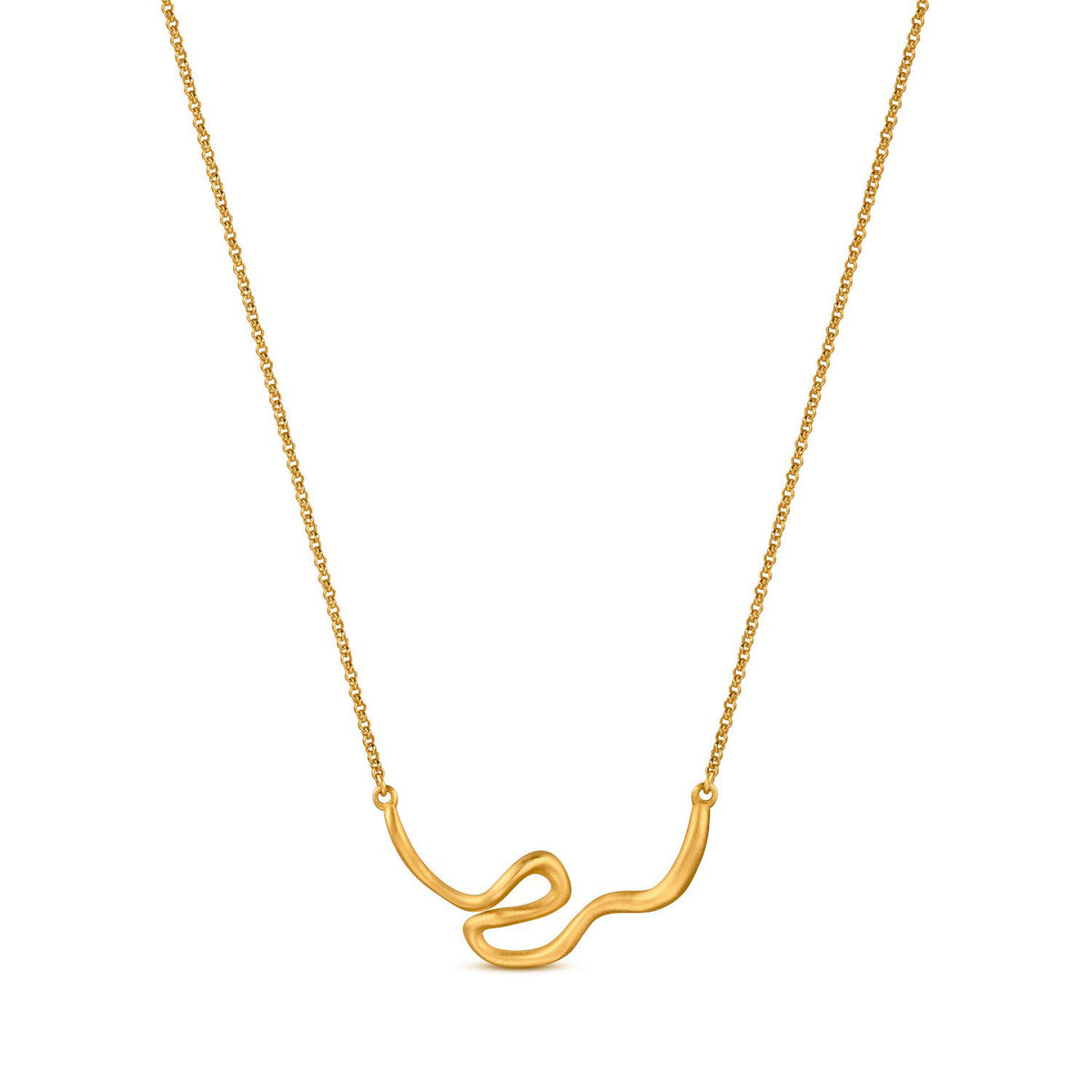 Dali Swans Golden Necklace