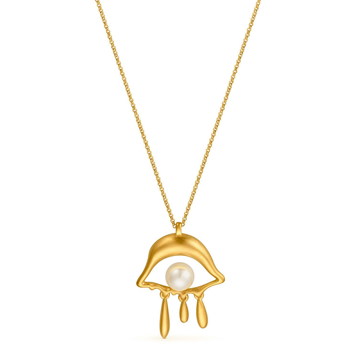 Dali Golden Eye Necklace