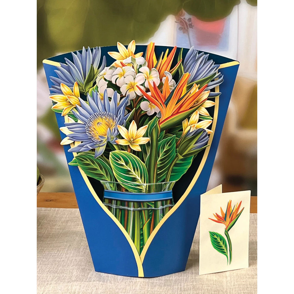 Lilies & Lupines Pop Up 3D Greeting Card