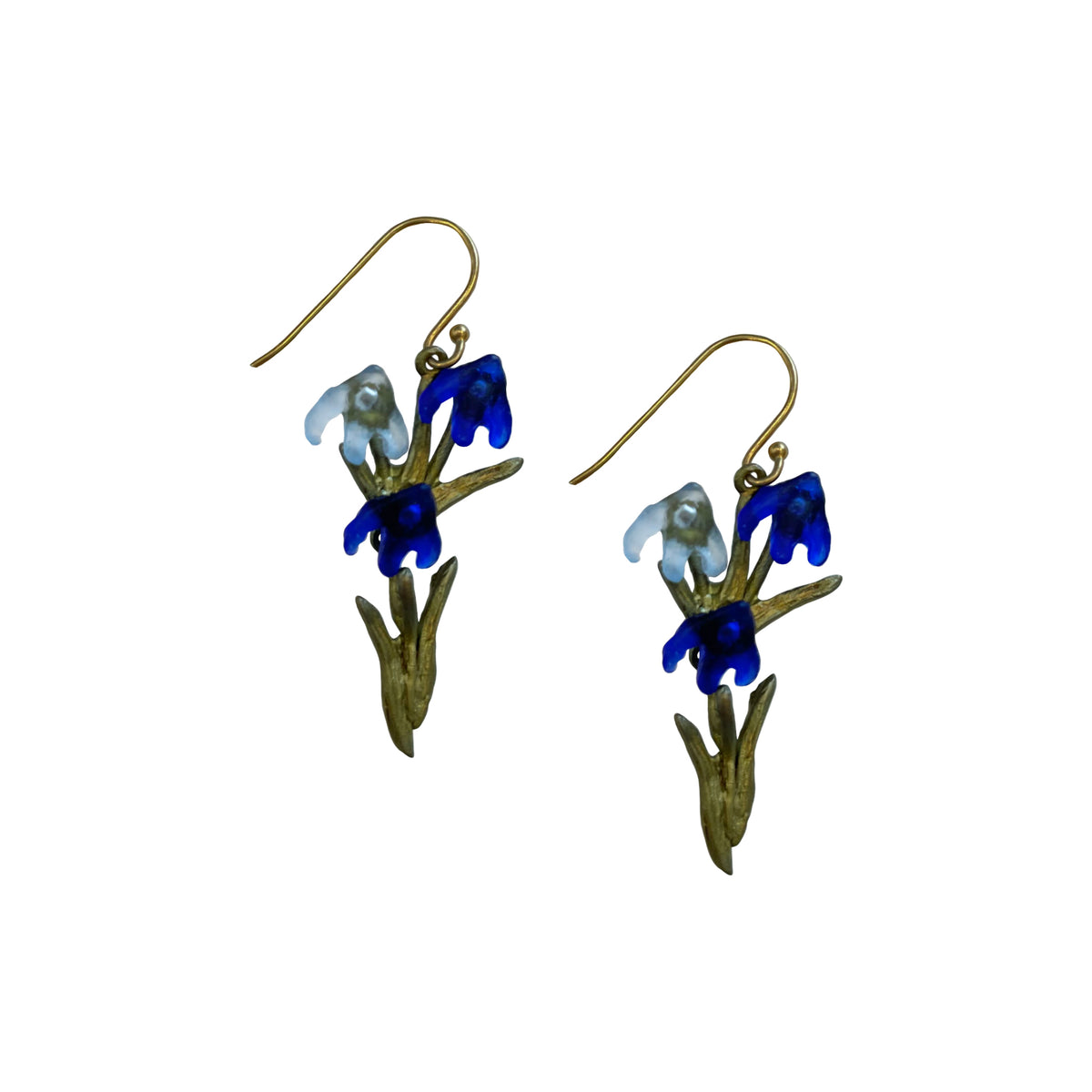 Irises Trio Glass Earrings