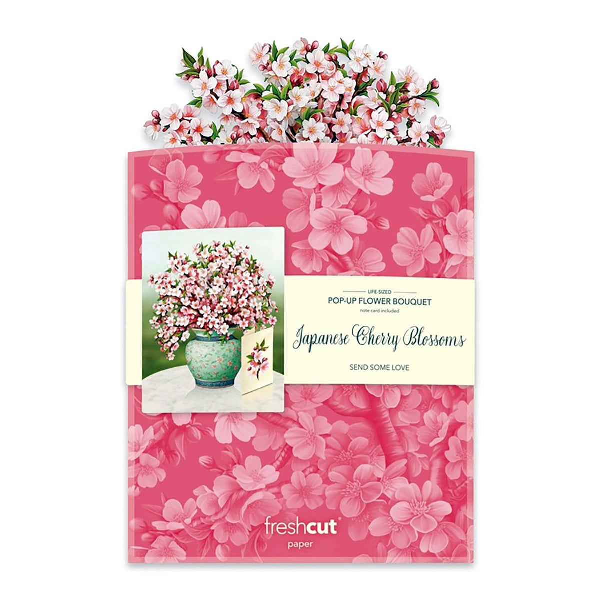 Japanese Cherry Blossoms Pop-up Notecard