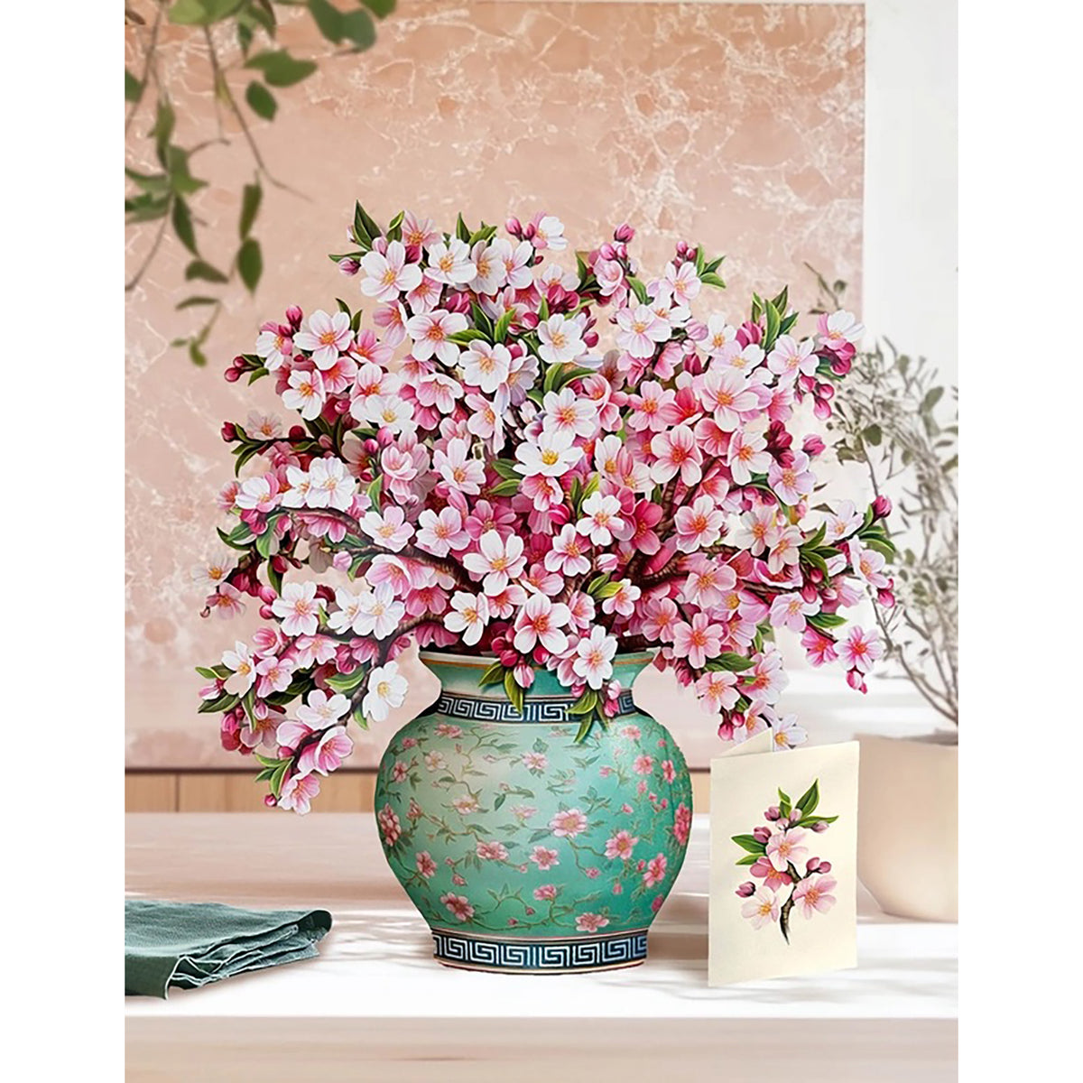 Japanese Cherry Blossoms Pop-up Notecard