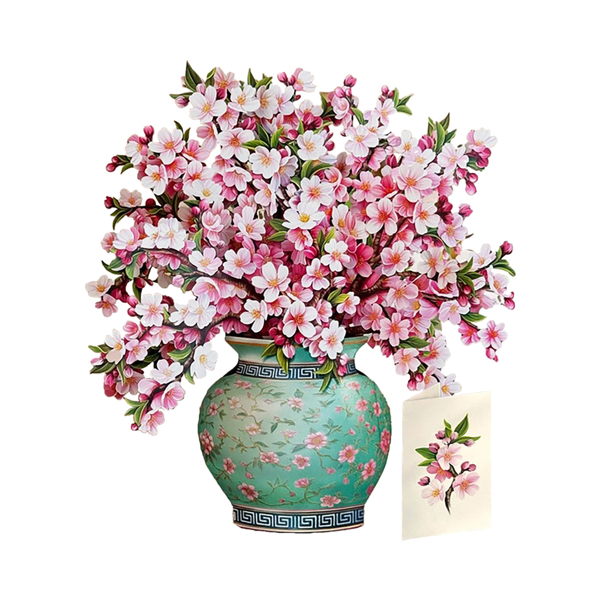 Japanese Cherry Blossoms Pop-up Notecard