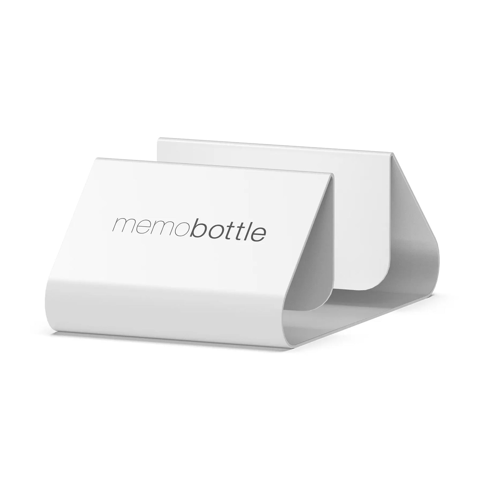 White Desk Stand for memobottle