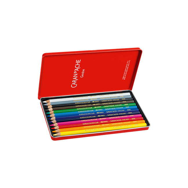 Supracolor Aquarelle Pencil Set - Box of 12 Colors