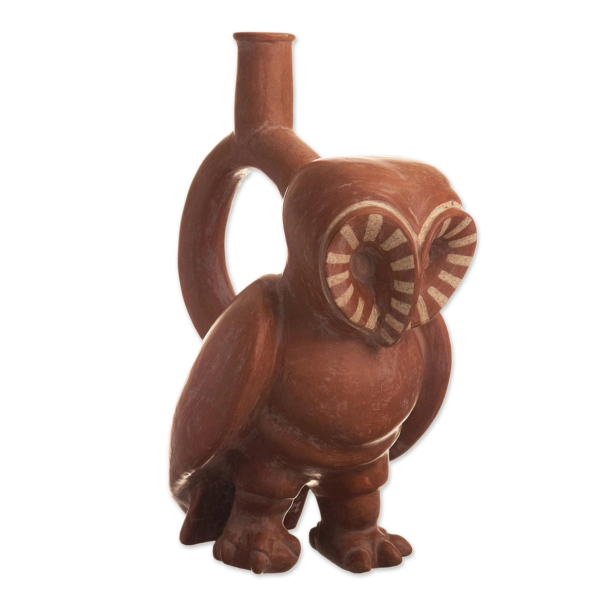 Moche Owl Replica Decorative Vessel