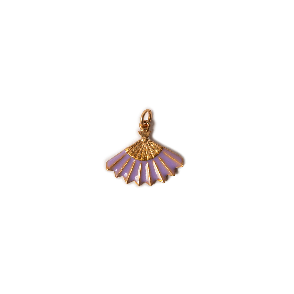 Lavender Fan Charm