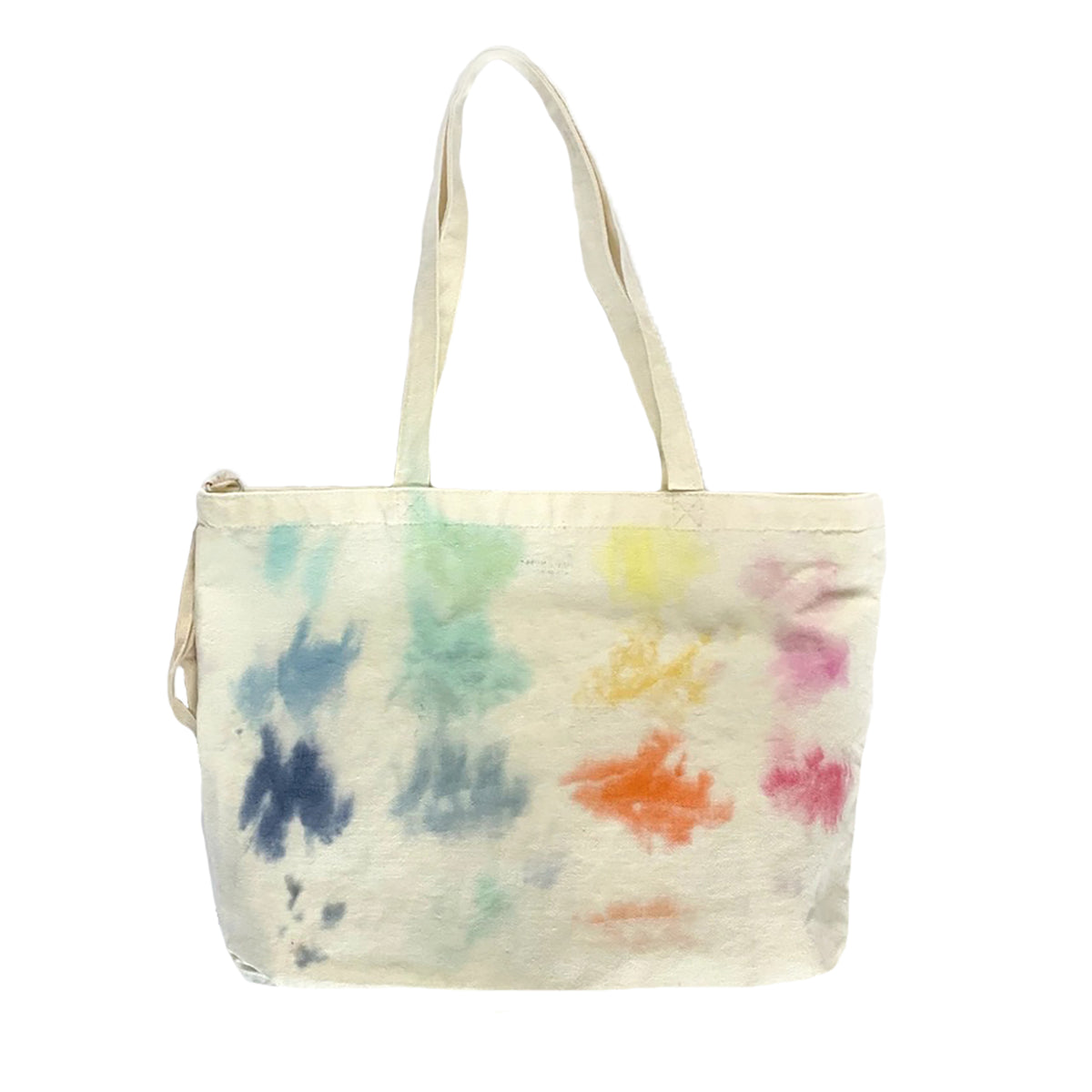 Color Study Hand Painted Zip Tote Bag