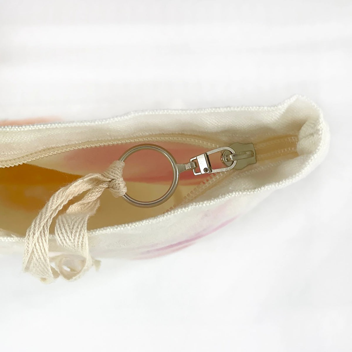 Color Study Hand Painted Zip Tote Bag