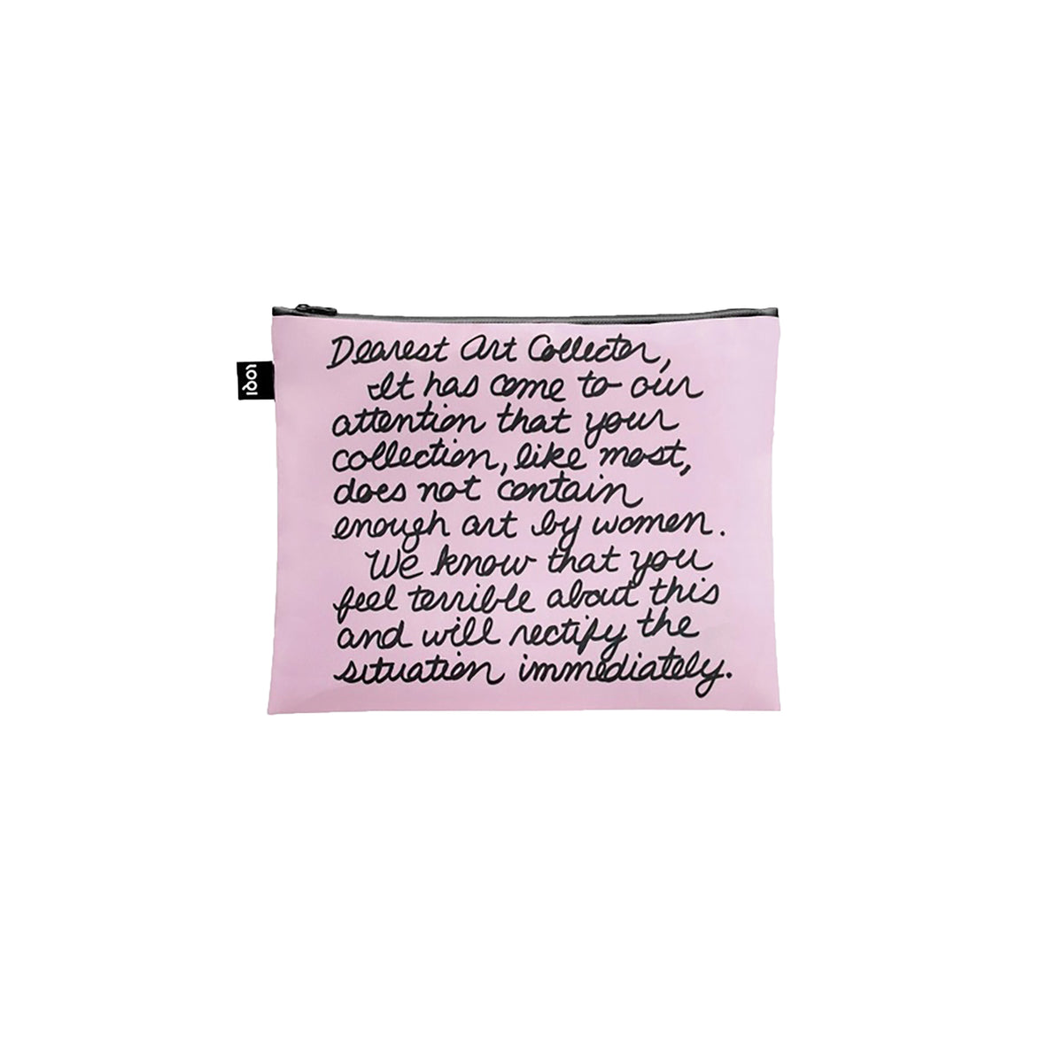 Guerrilla Girls Recycled Zip Pockets