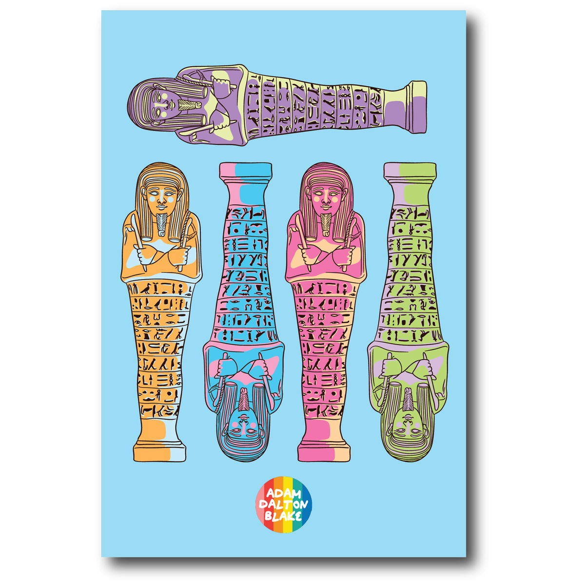 Ushabti Sticker Sheet