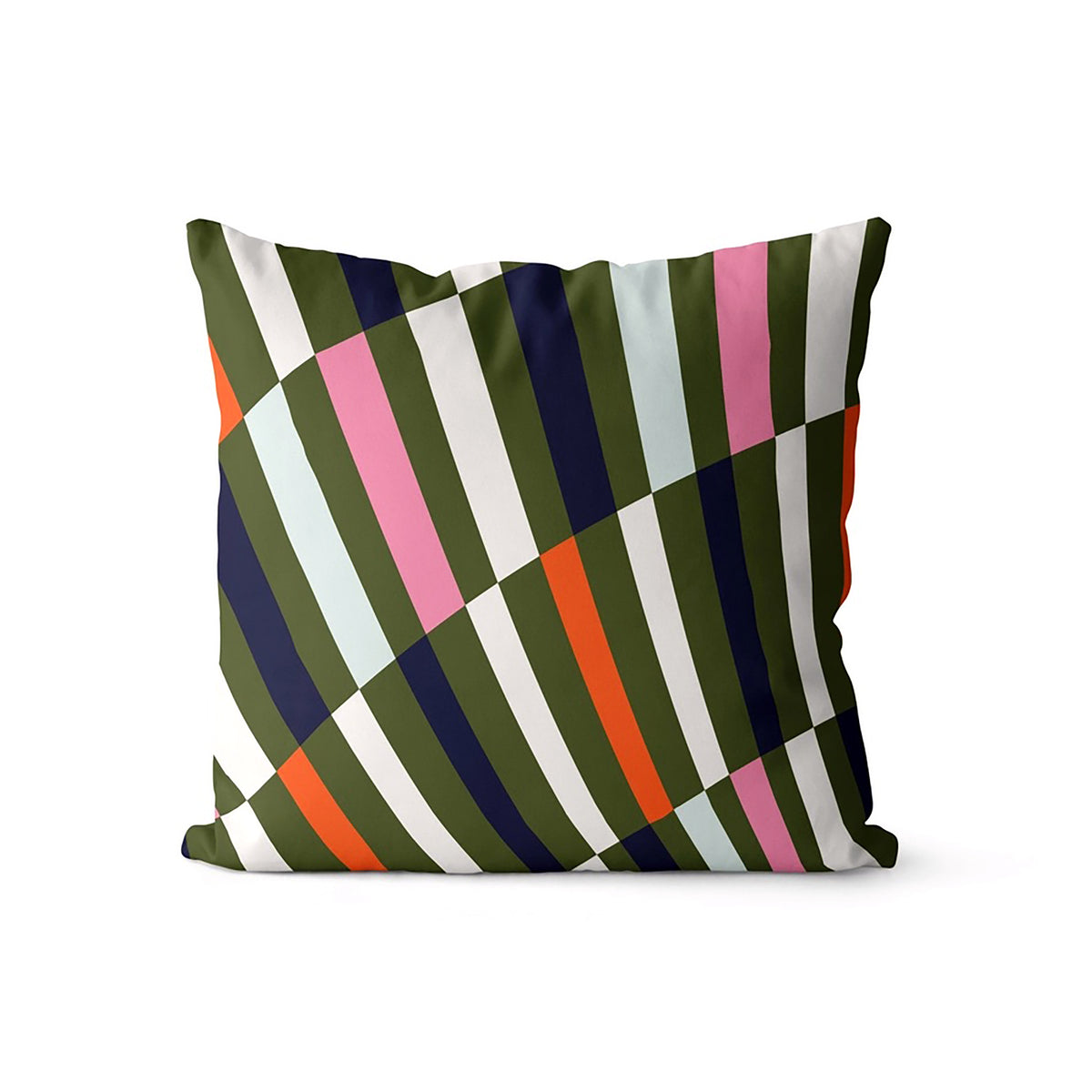 Multicolor Stripe Decorative Pillow