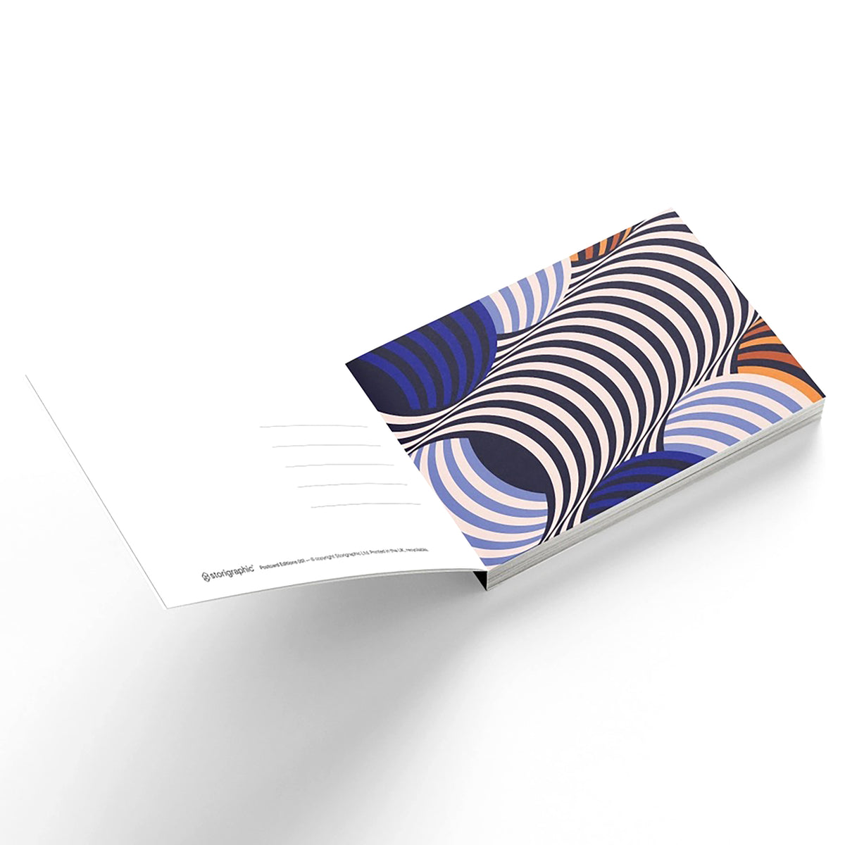 Geometric Postcard Book