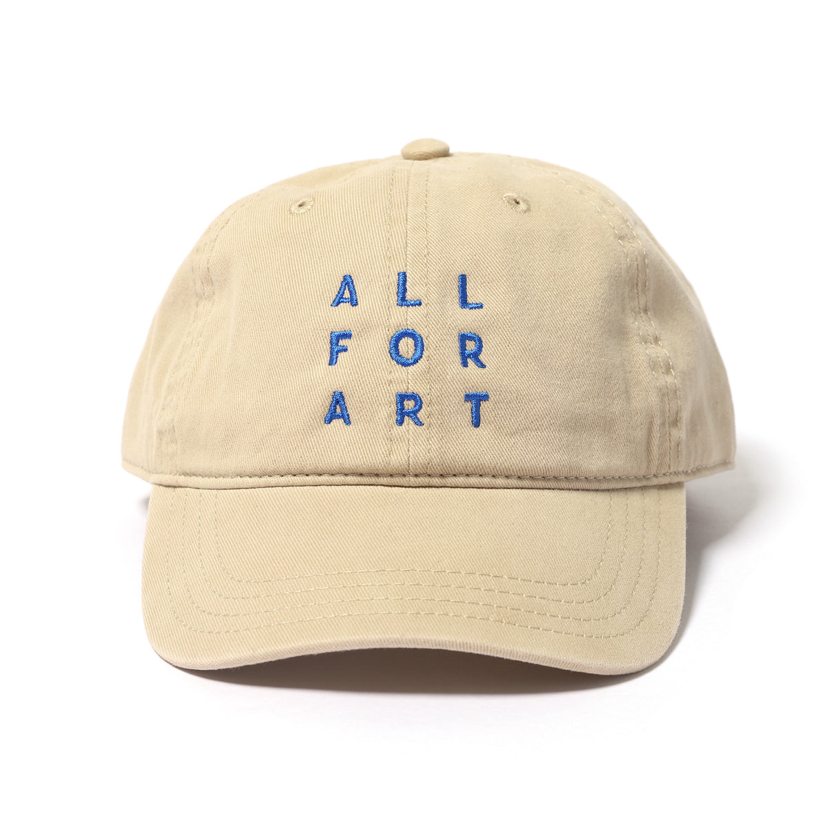 ALL FOR ART Adjustable Baseball Cap - Travertine