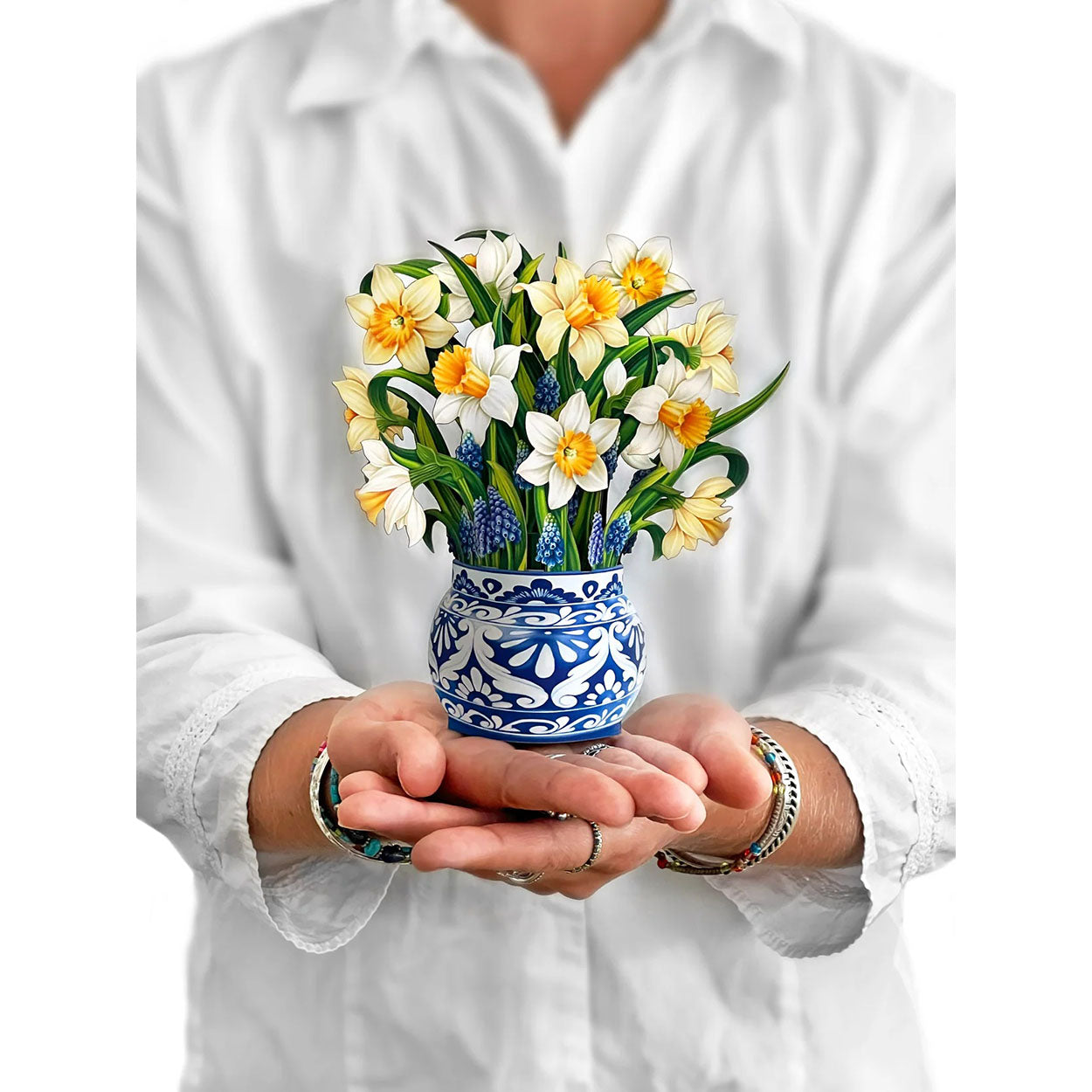 English Daffodils Pop Up Card