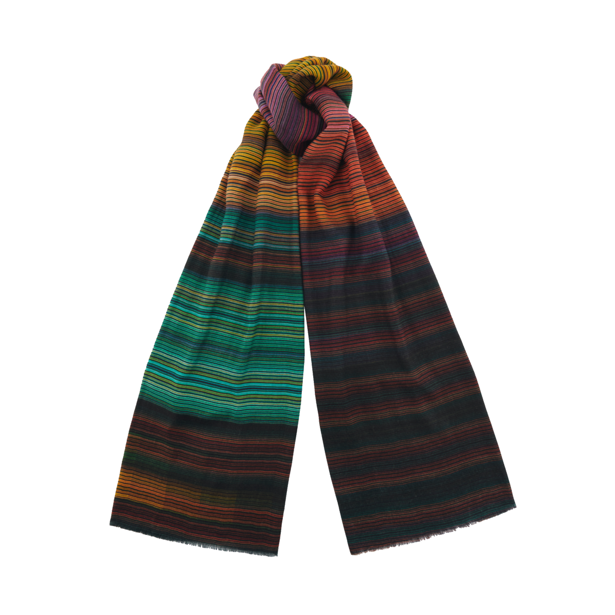 Floating Fantasy Wool Scarf