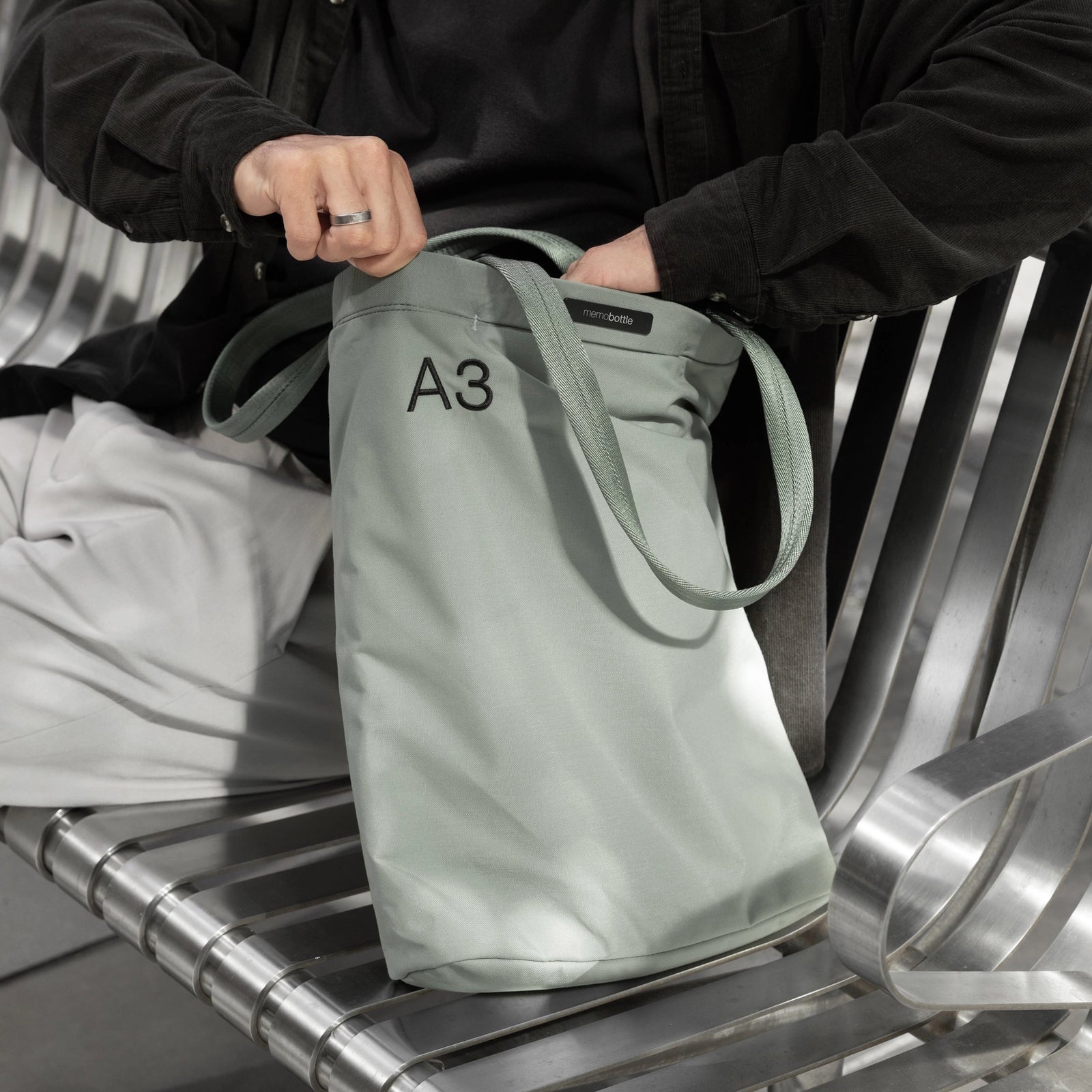 A3 Daily Tote in Eucalypt