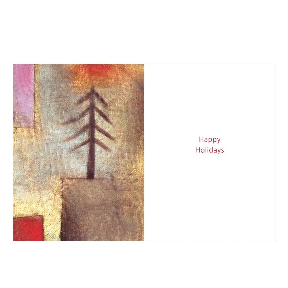 Boxed Holiday Cards Klee: Little Painting with Pine Tree