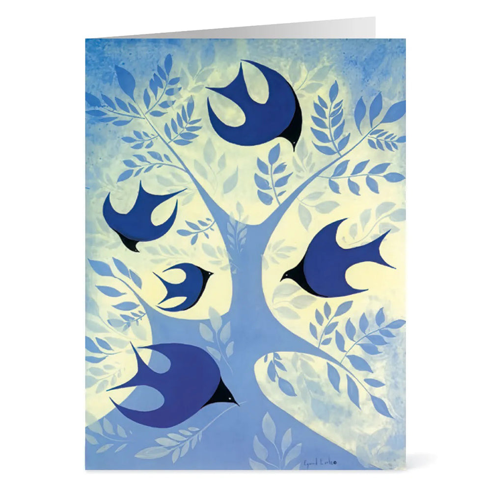 Earle: Blue Doves of Peace Boxed Holiday Cards