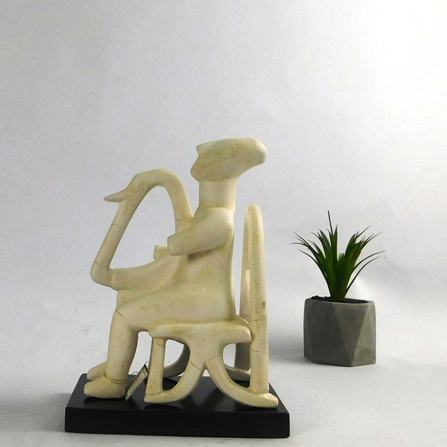 Cycladic Harpist Sculpture
