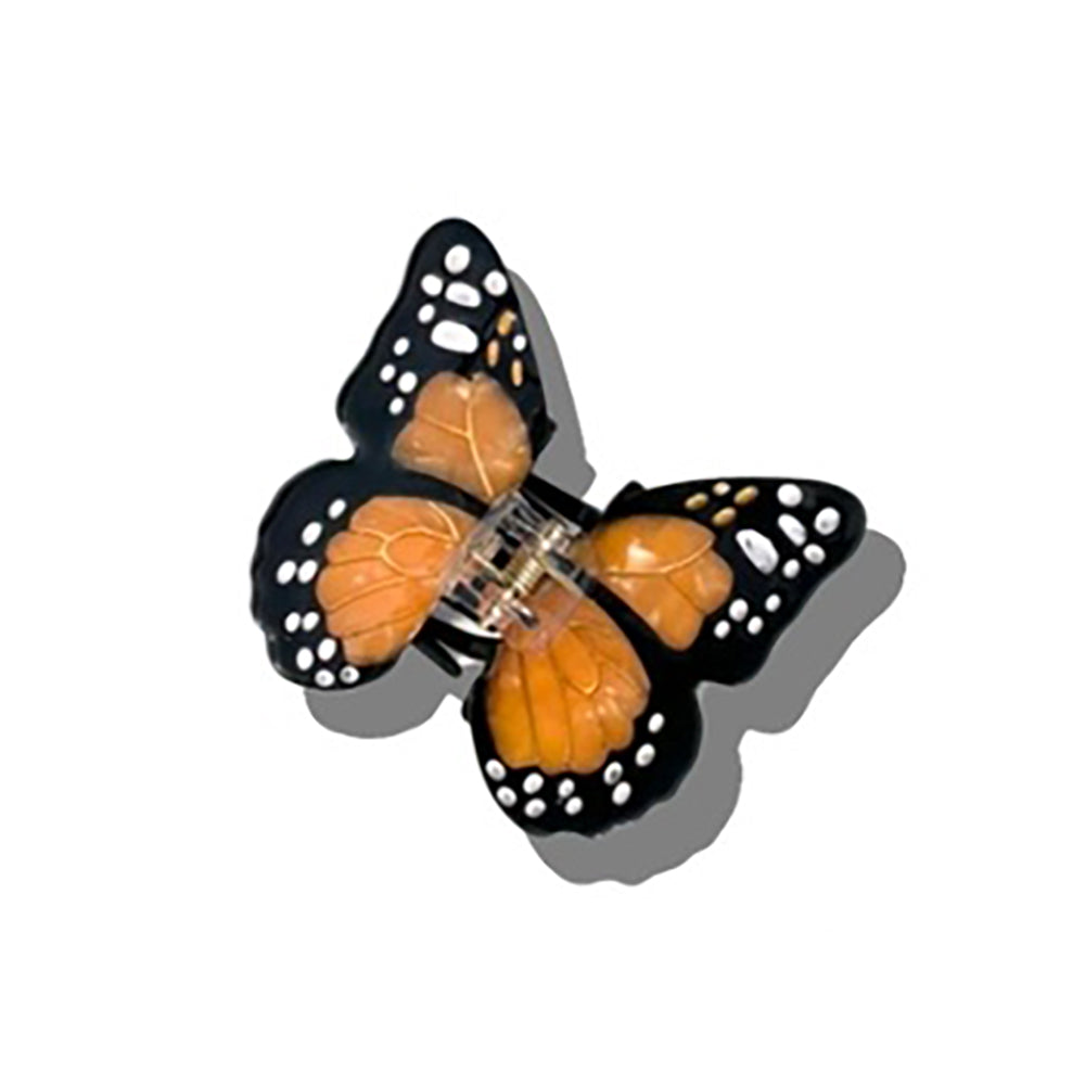 Hand-Painted Mini Monarch Hair Clip