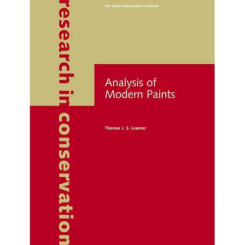 Book cover for 'Analysis of Modern Paints'
