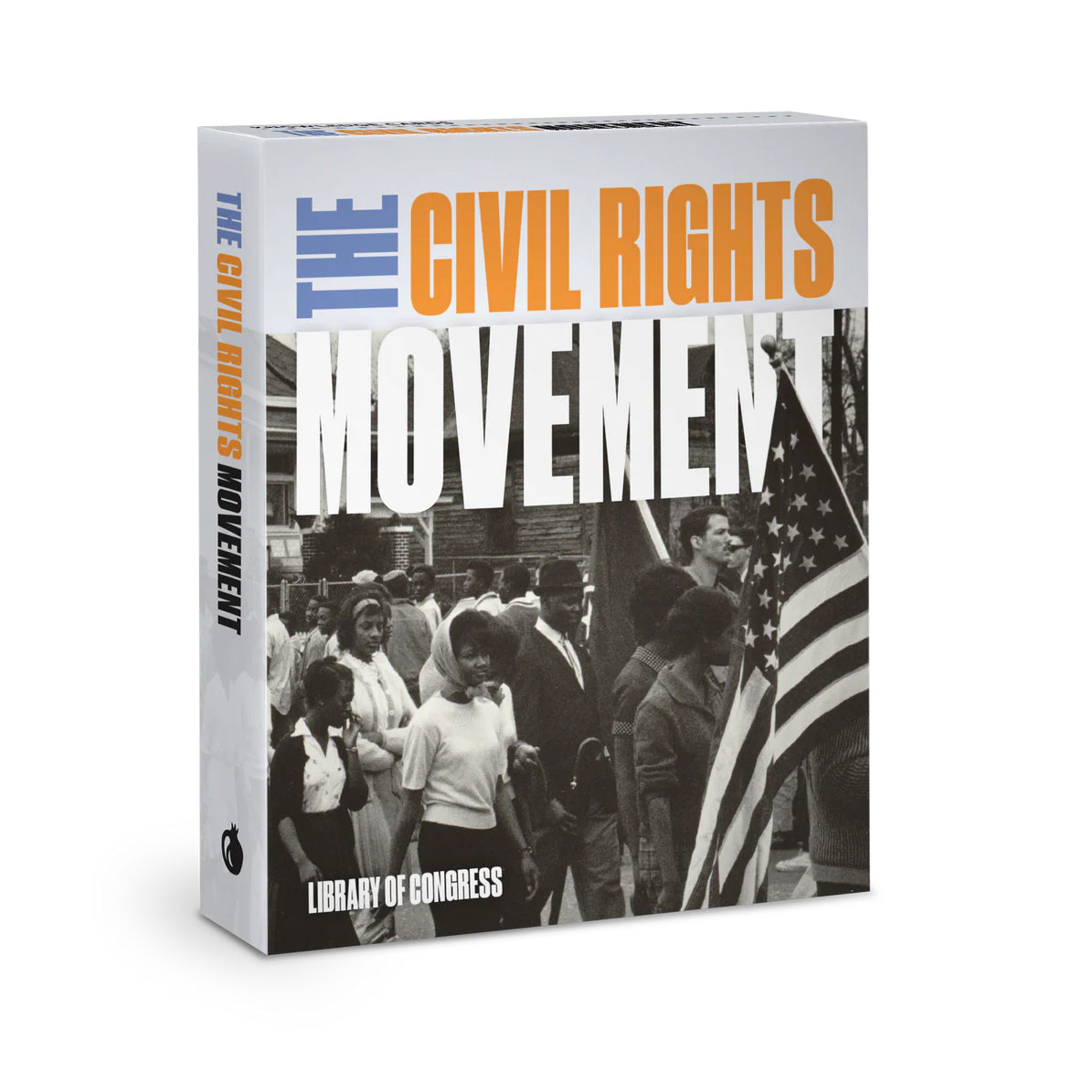 Knowledge cards titled 'The Civil Rights Movement' by Library of Congress on a white background