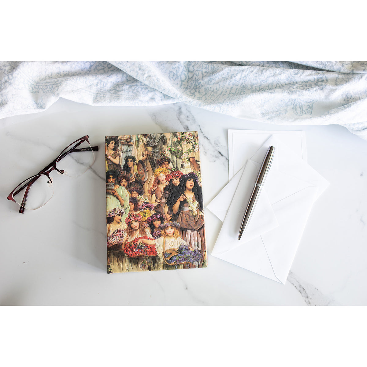 Midi Lined Journal - Alma-Tadema Spring