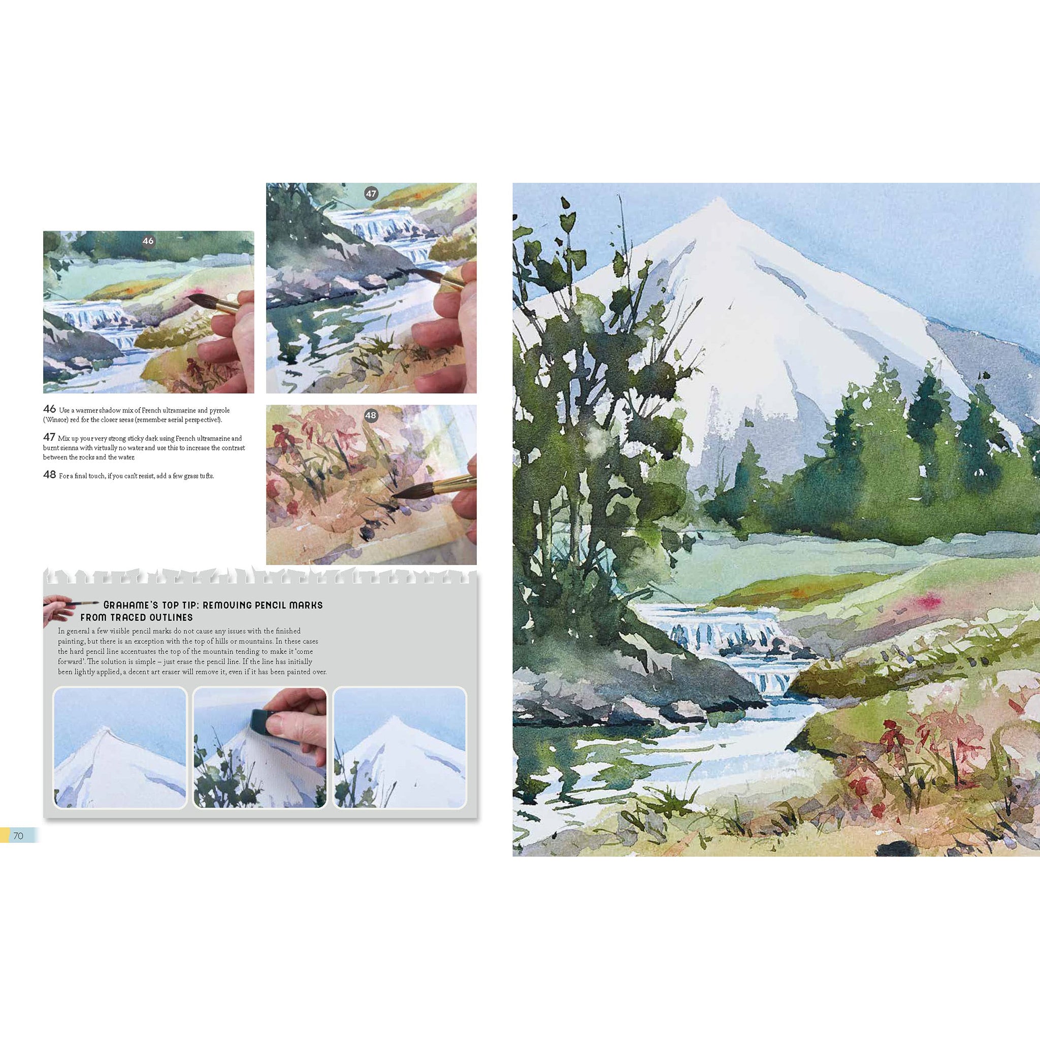Watercolor Landscape Water