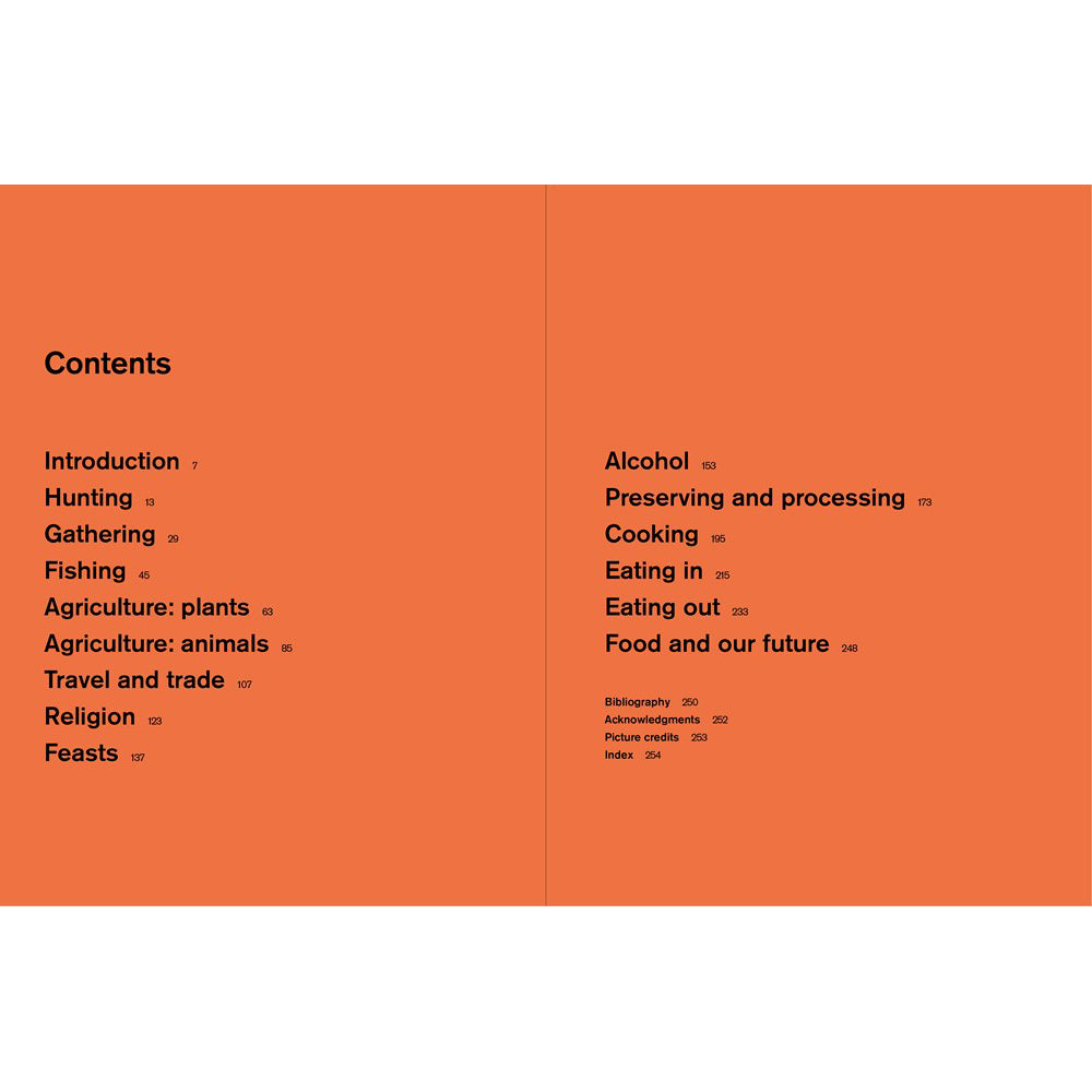 Book cover of 'REPAST: The Story of Food' by Jenny Linford with decorative plate and utensils.