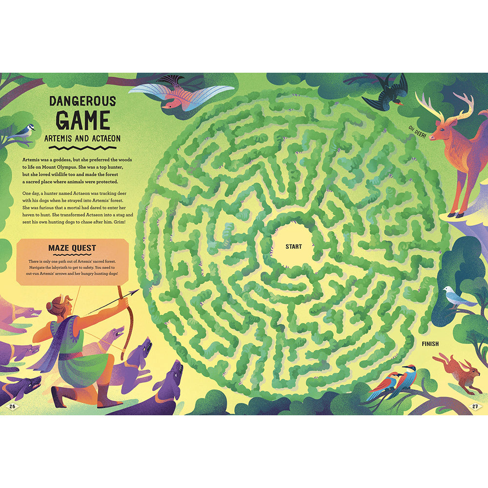 Greek Myths: Solve Mazes, Crack Codes and Untangle Riddles