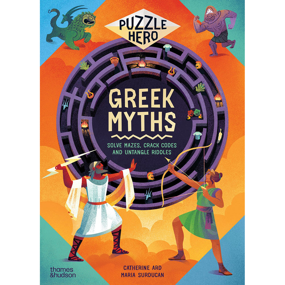 Greek Myths: Solve Mazes, Crack Codes and Untangle Riddles