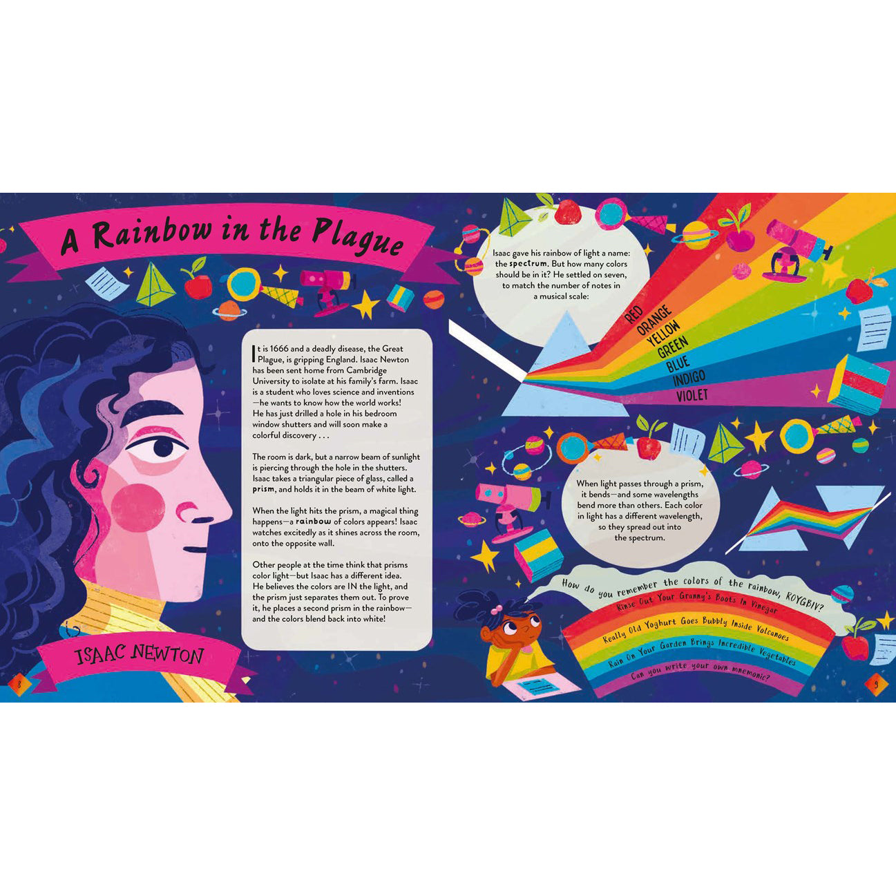 Book cover of 'The Stories & Secrets of Colors' with colorful illustrations and text.