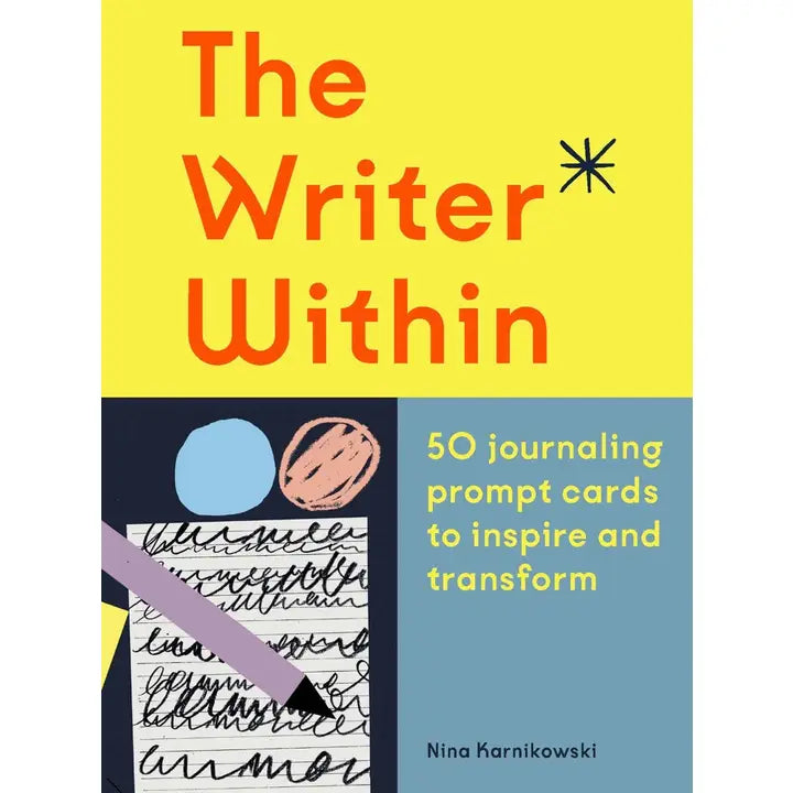 Book cover of 'The Writer Within' with a yellow and blue design.