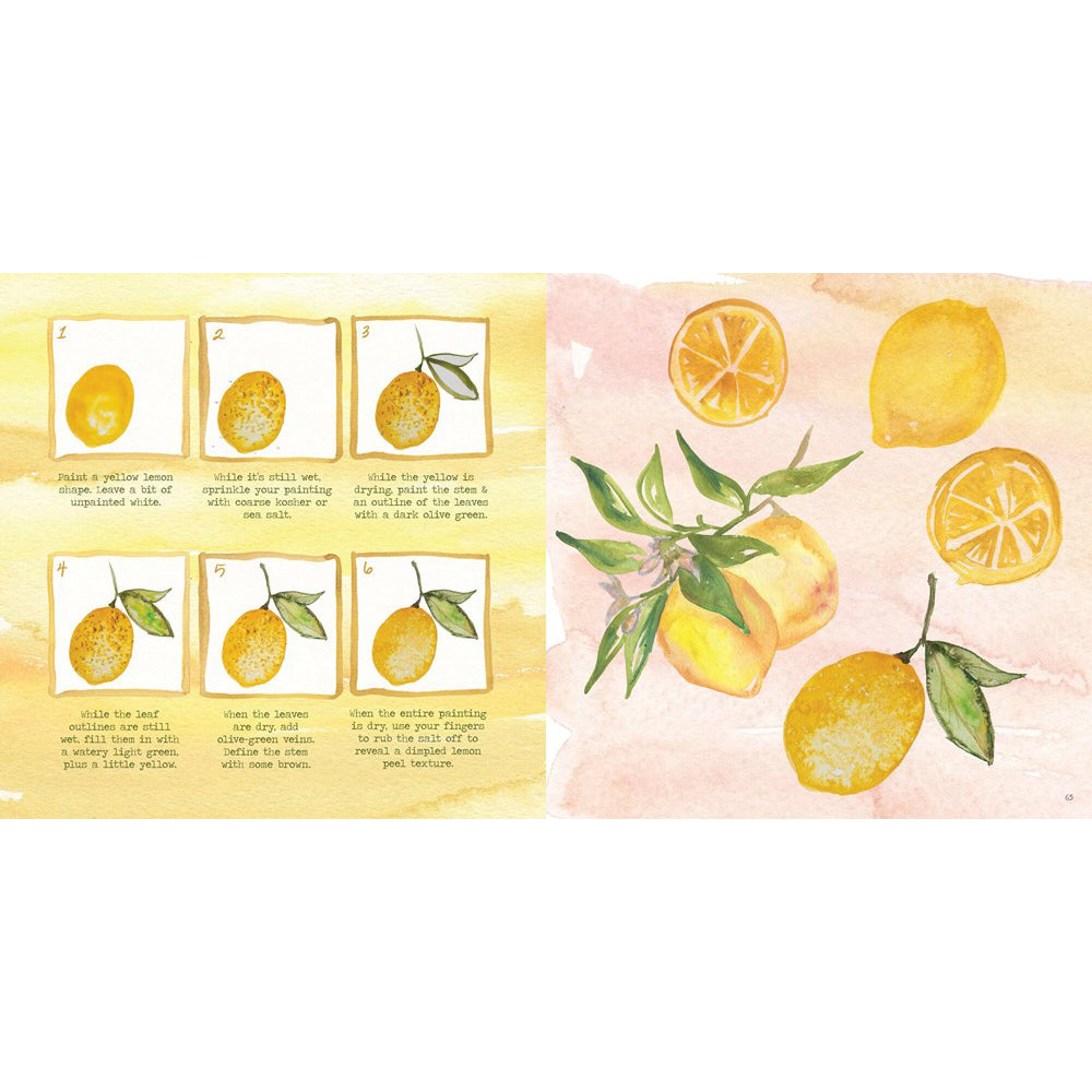 The Watercolor Feast: Learn to Paint Simple Fruits, Vegetables and Flowers