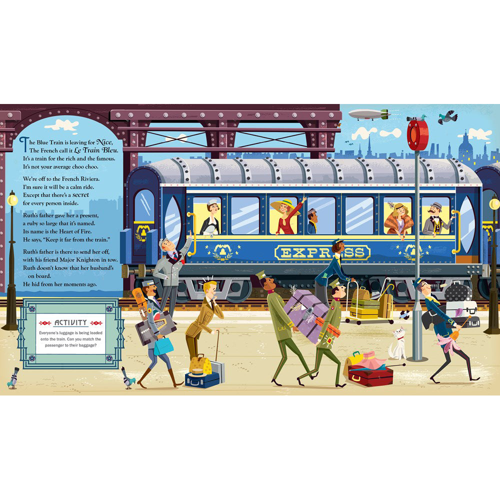 Cover of The Mystery of the Blue Train