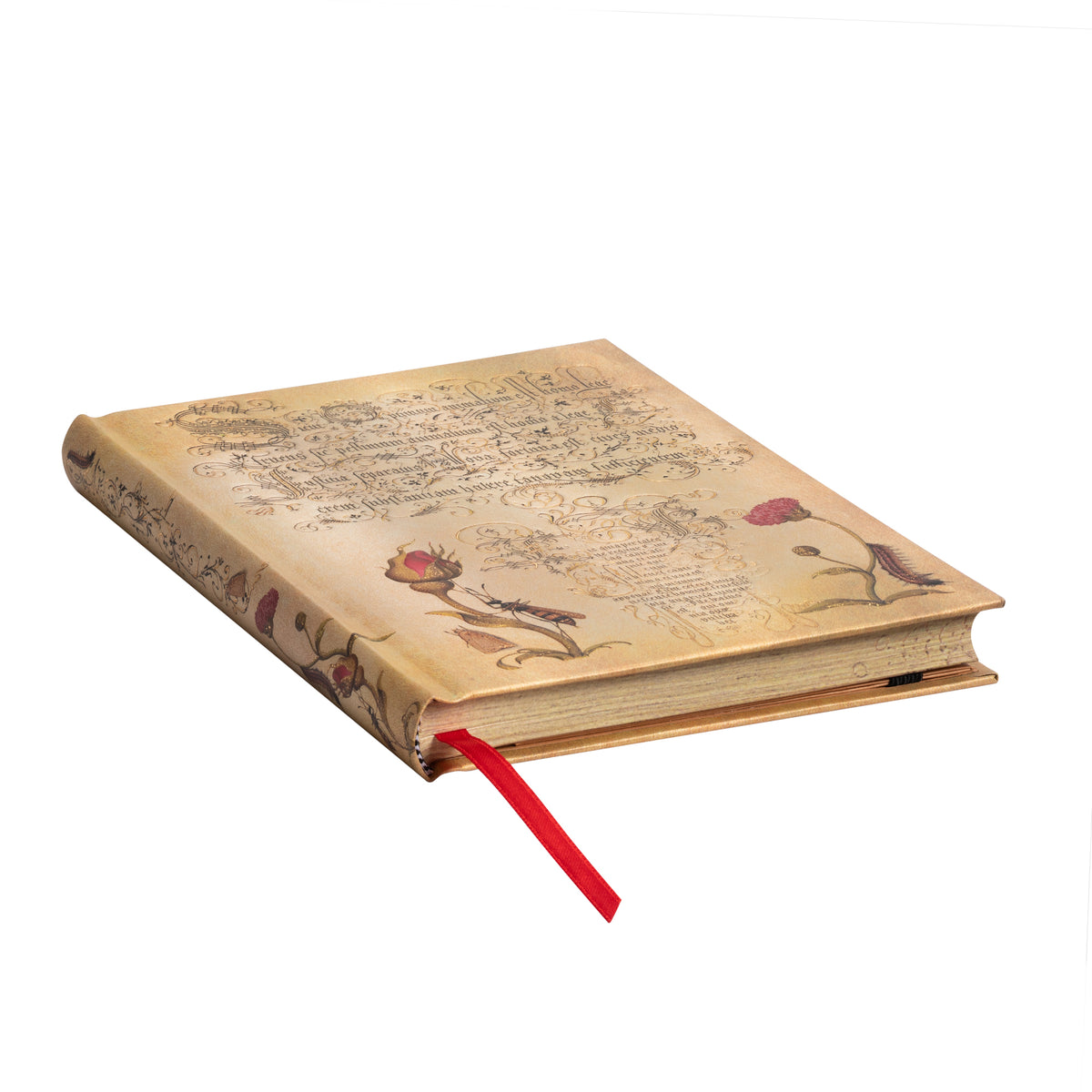 Midi Lined Journal - Flemish Rose