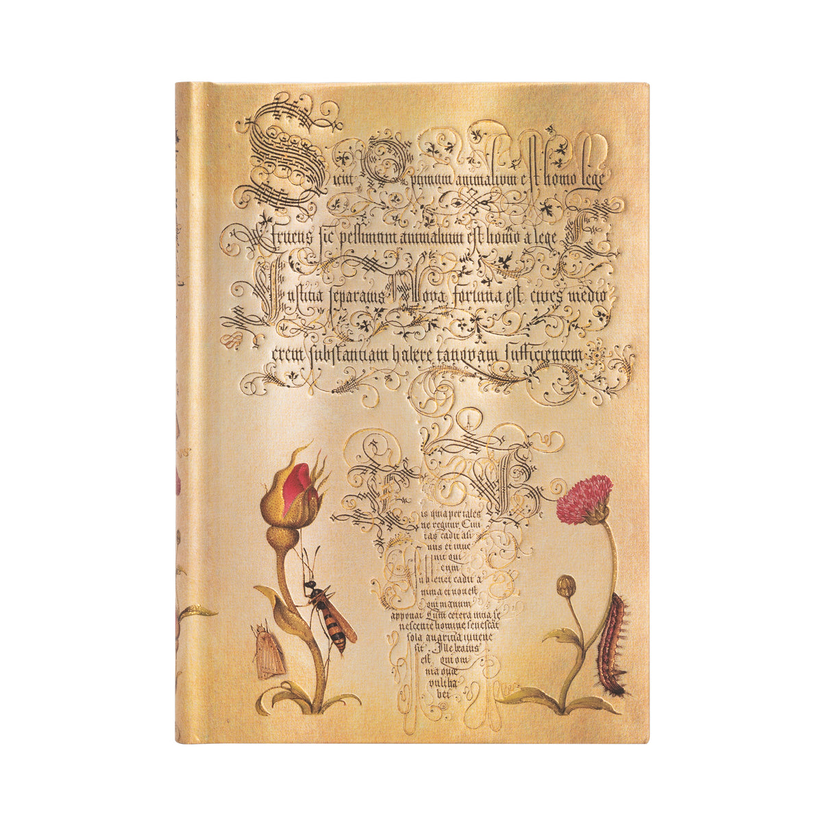 Midi Lined Journal - Flemish Rose