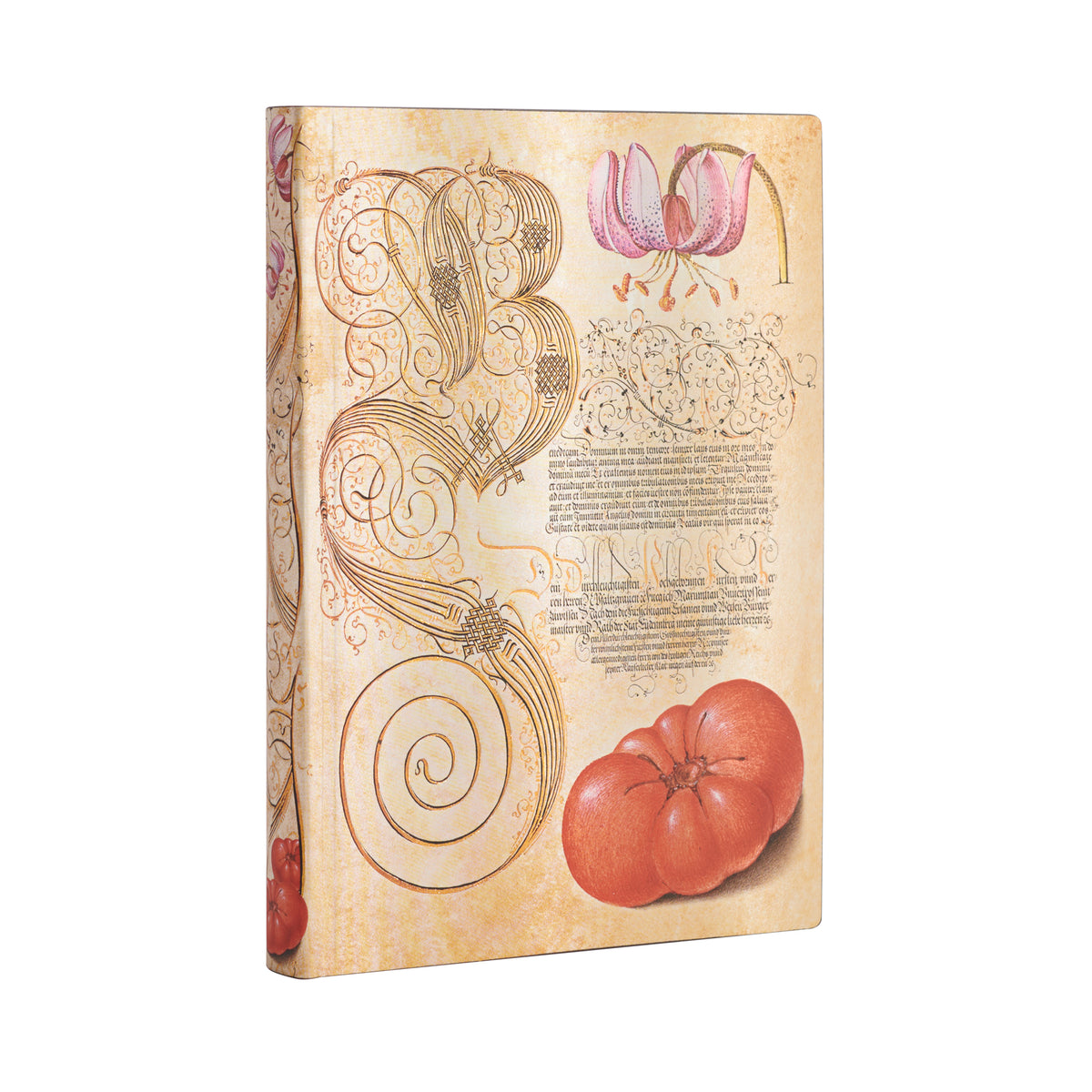 Midi Lined Journal - Lily and Tomato