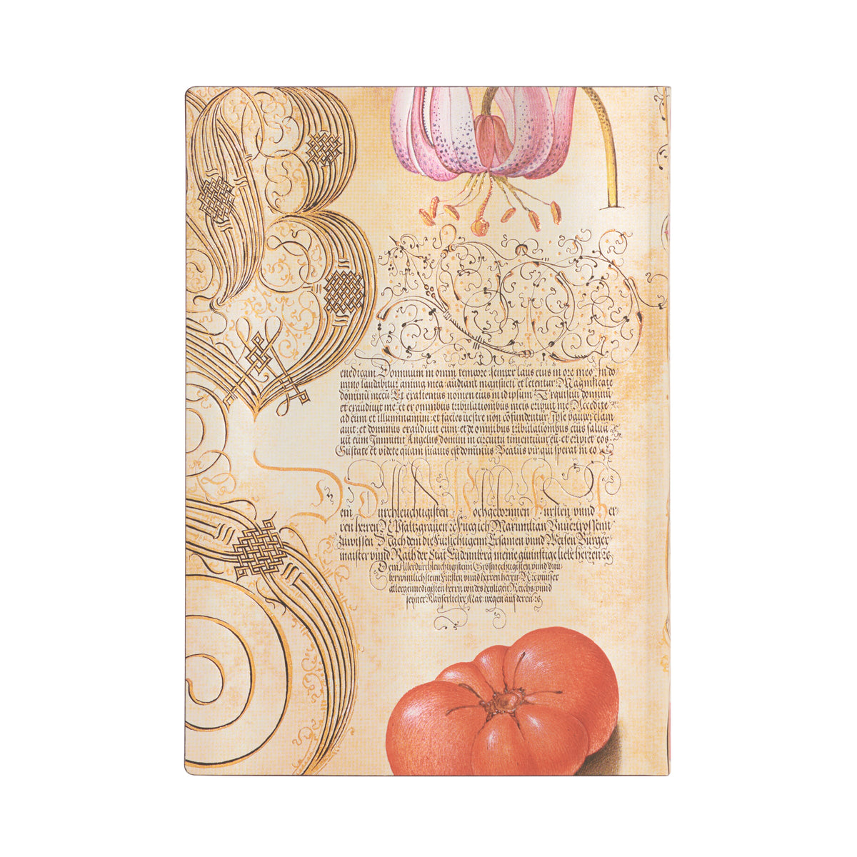 Midi Lined Journal - Lily and Tomato