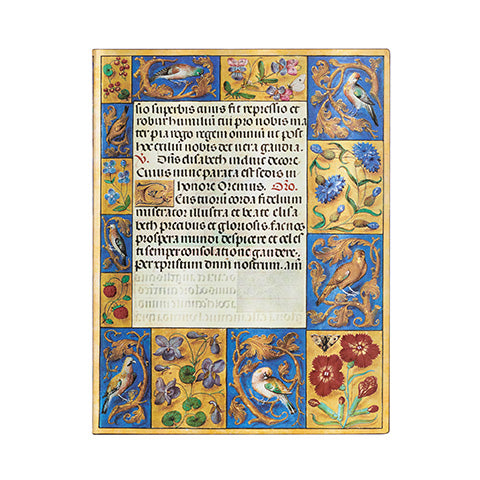Cover of the Ultra Lined Journal - Spinola Hours featuring a colorful, illuminated manuscript design.