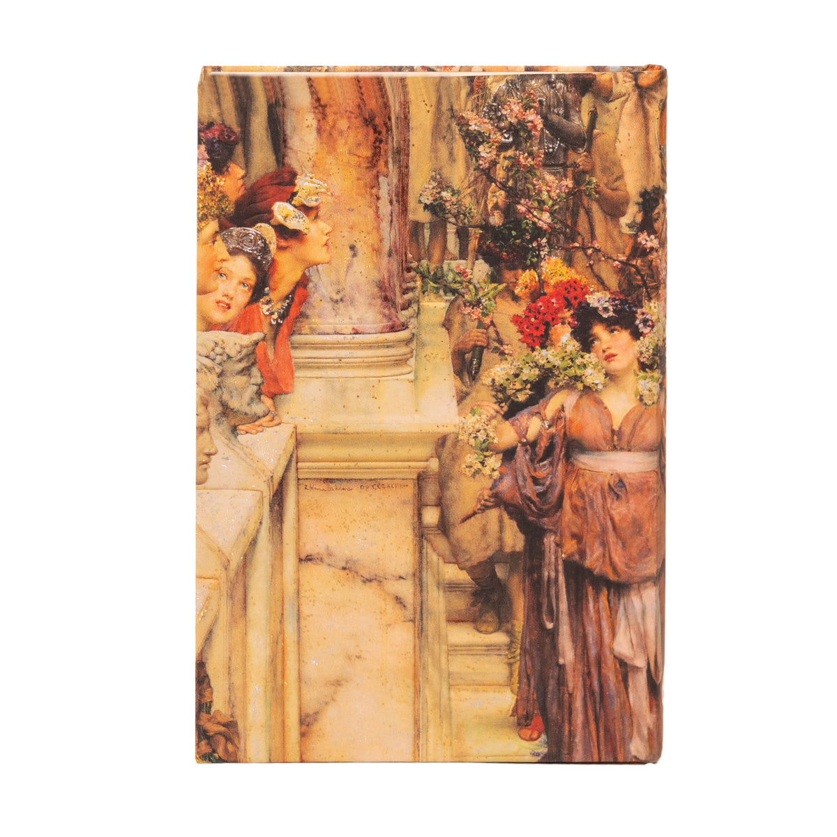 Notebook with classical painting design on the cover