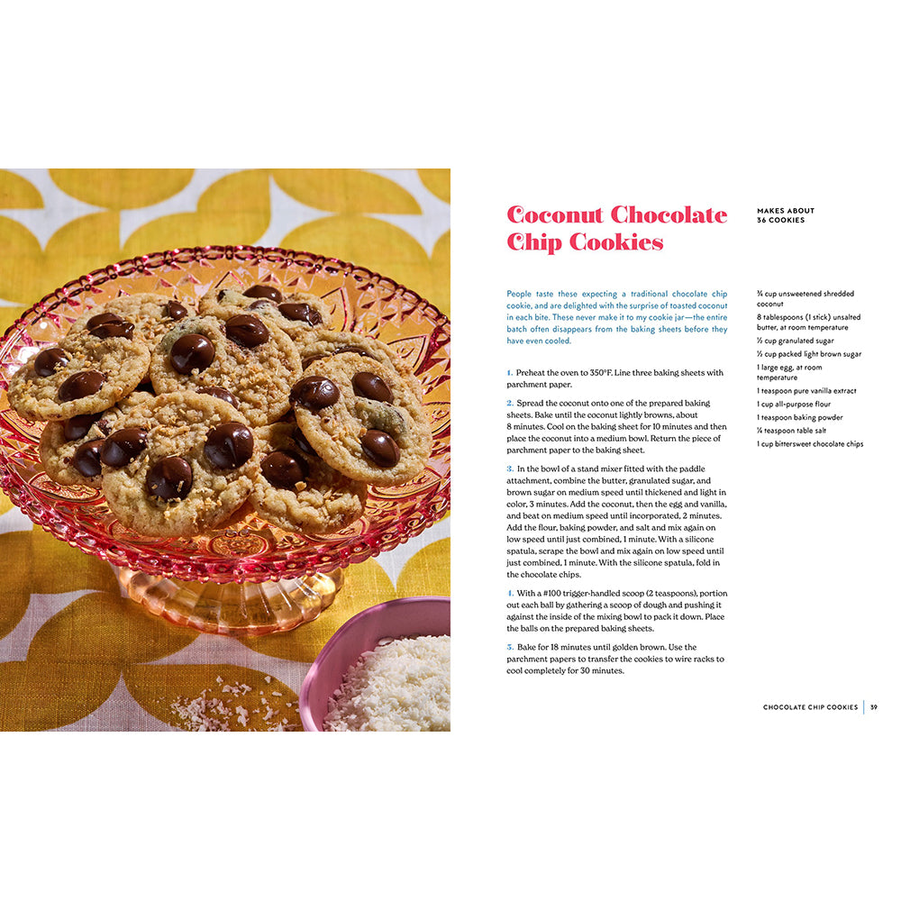 The front cover of the book 'Cookies for the Holidays' by Tracey Zabar, featuring a vibrant pink background and a circular collage of various decorated holiday cookies in the center.