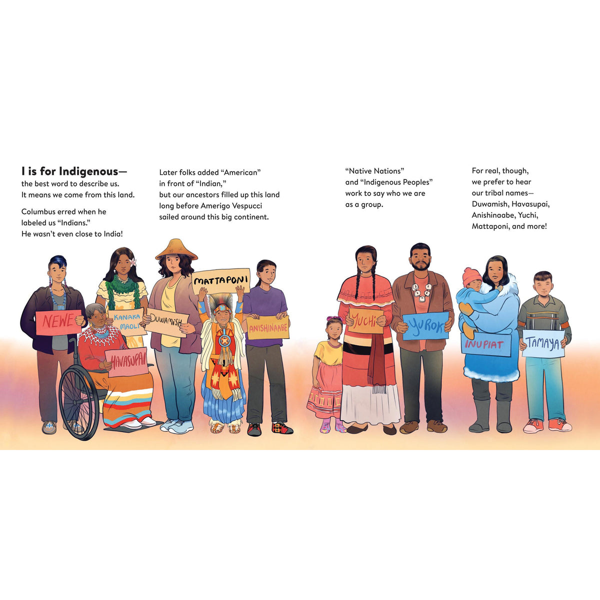 Interior page from Indigenous From A to Z