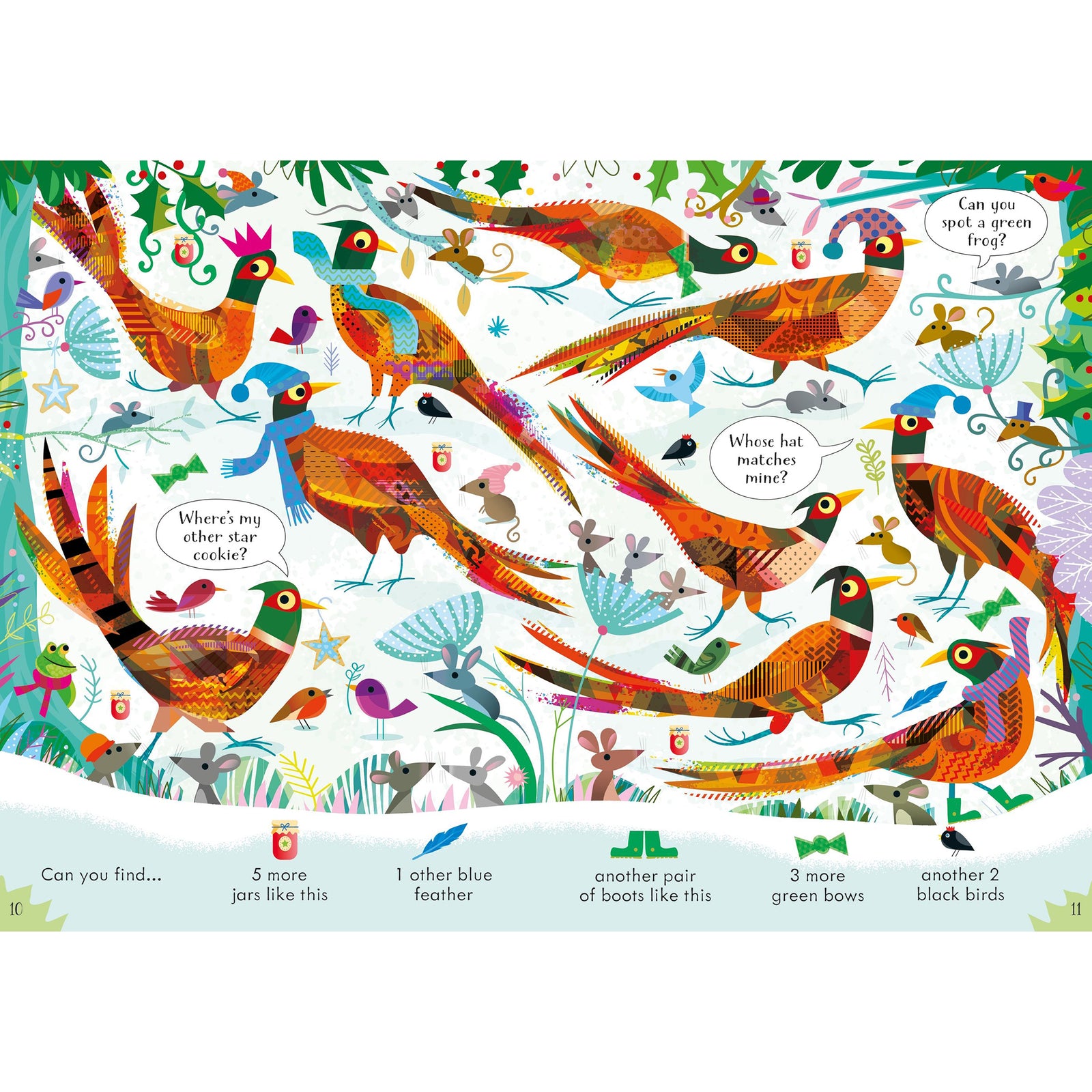 Book cover of 'Can you Spot? Wintertime' by Usborne with penguins and winter elements.