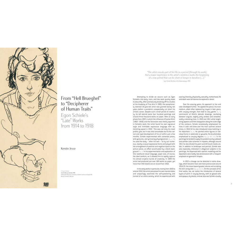 Book page with illustration of a woman and text on a white background