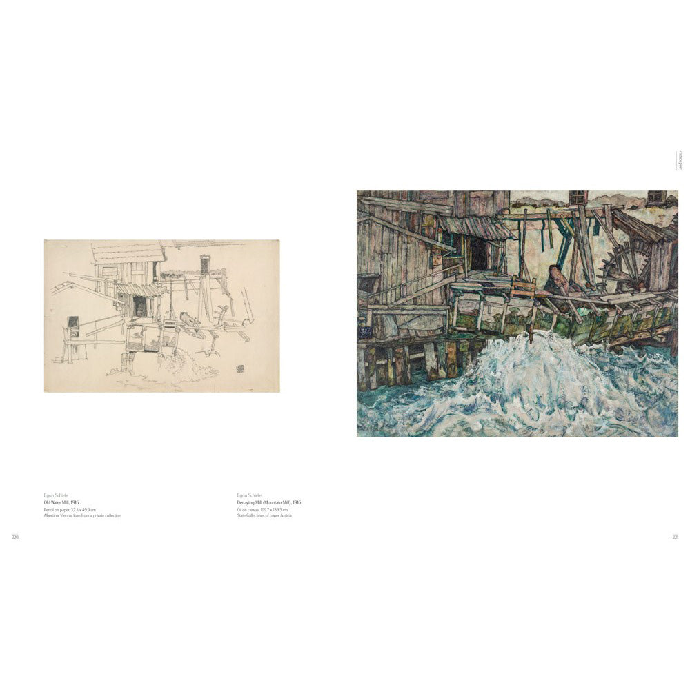 Two artworks side by side on a white background