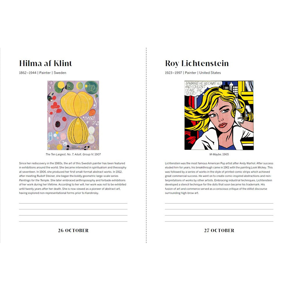 An Artist a Day: A Daily Diary of Artist&#39;s Birthdays